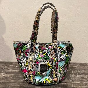 Garcia Marquez Gauche Tattoo Vinyl Shoulder Bag